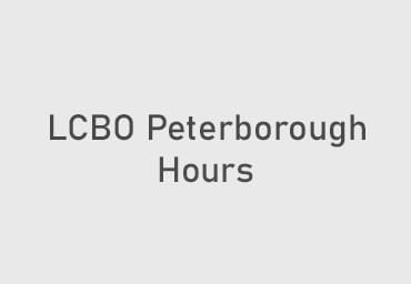 lcbo peterborough hours