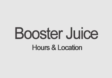 booster juice hours