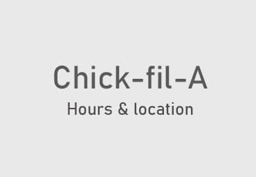 chick-fil-a hours