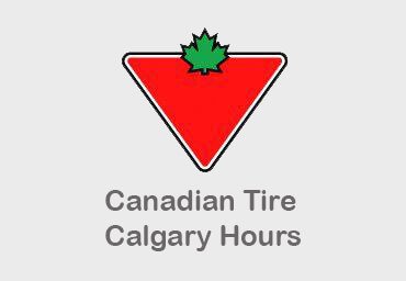 canadian tire calgary hours